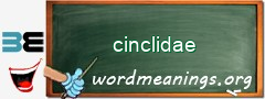WordMeaning blackboard for cinclidae